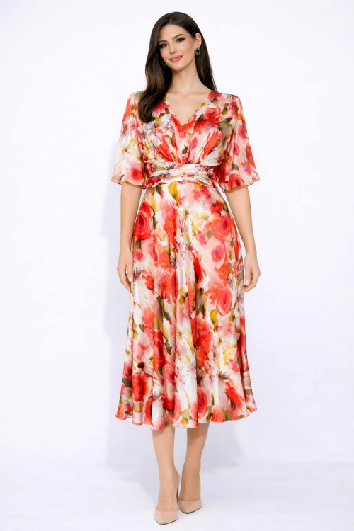 Rochie satin de matase