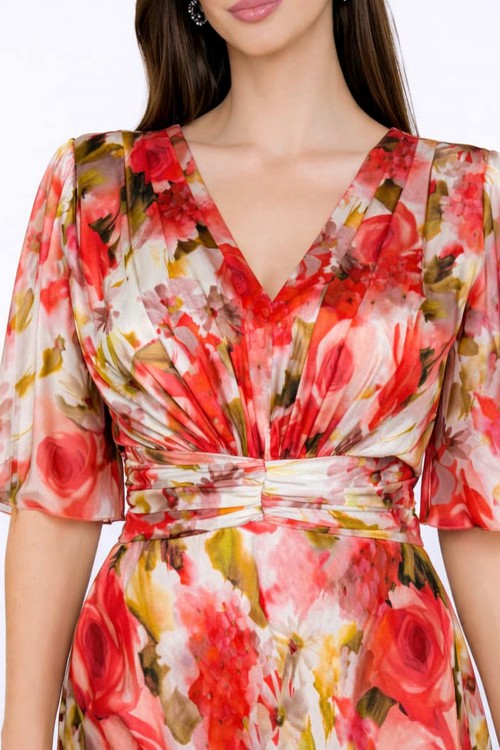 Rochie satin de matase 2