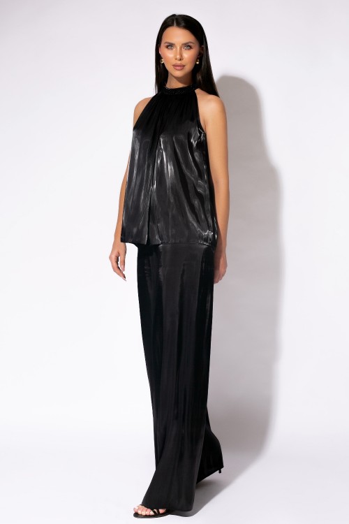 Set cu top și pantaloni largi 2