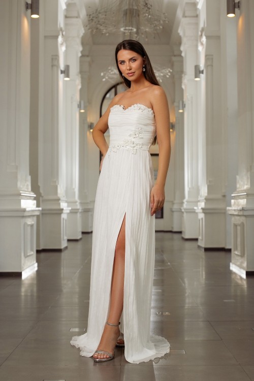 Rochie lunga din matase... 2