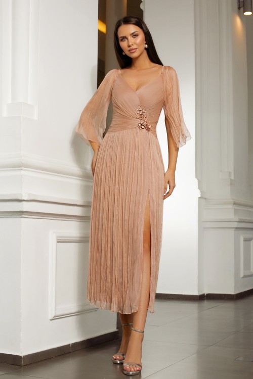 Rochie midi din matase... 2