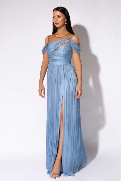 Rochie lunga din matase...