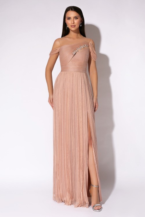 Rochie lunga din matase...