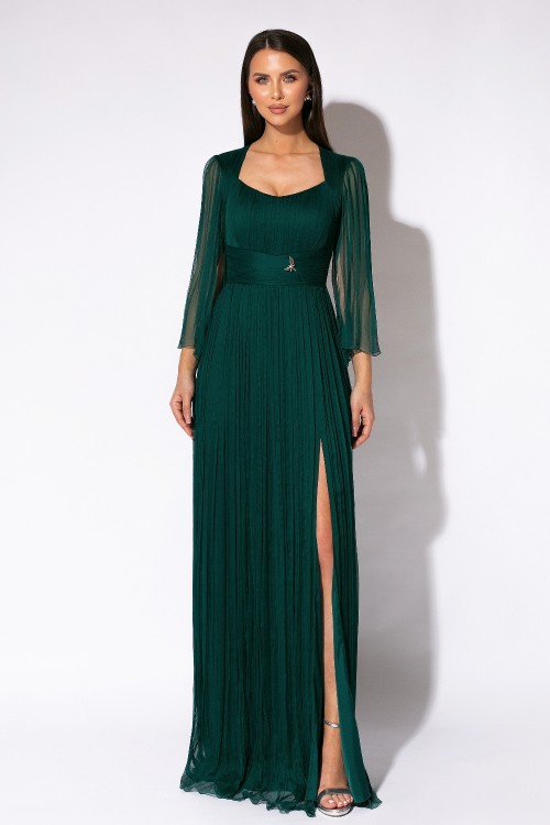 Rochie lunga din matase...