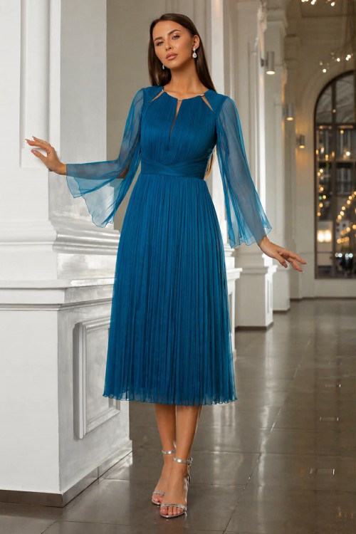 Rochie midi din matase...