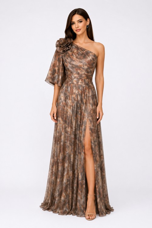 Rochie lunga imprimata