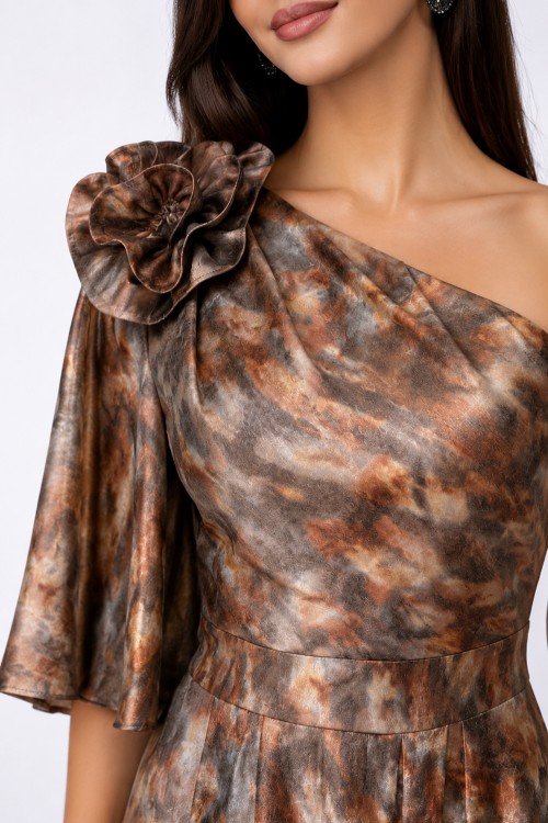 Rochie lunga imprimata 2