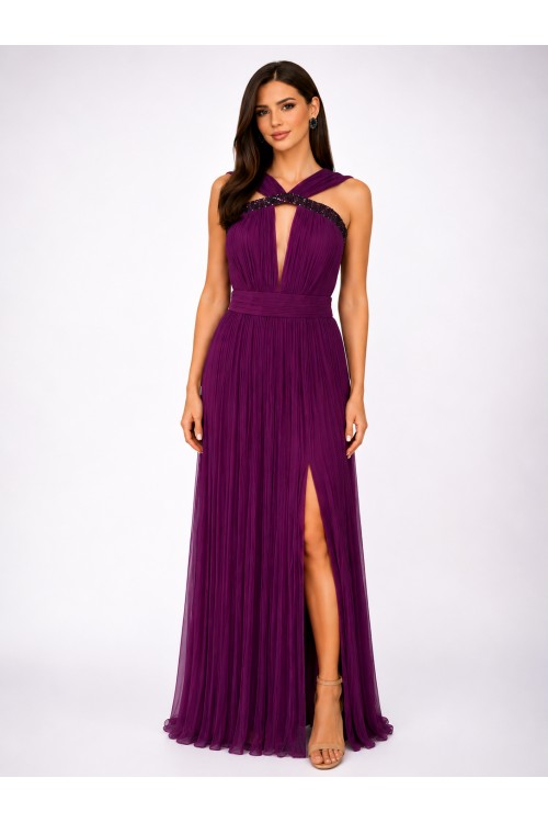 Rochie lunga matase naturala 2