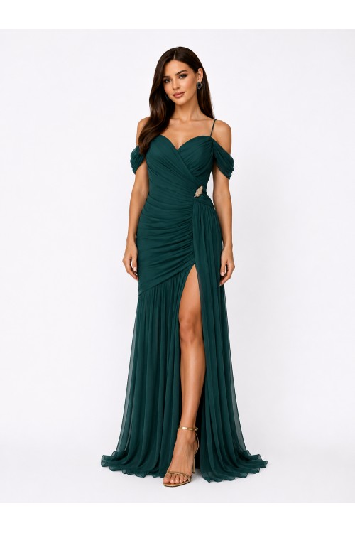 Rochie din tull matase...