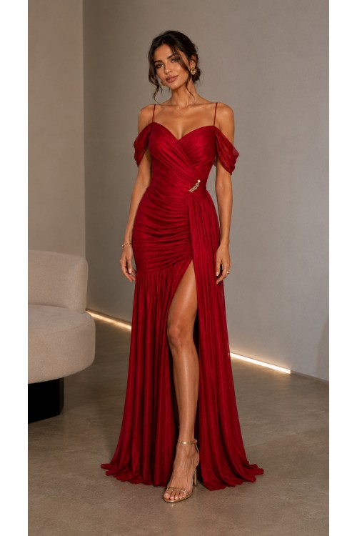 Rochie tull matase naturala 2
