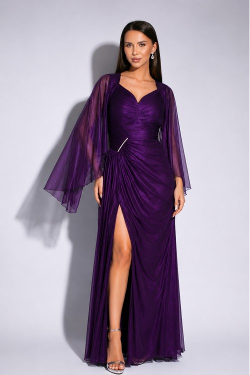Rochie lunga din tull...