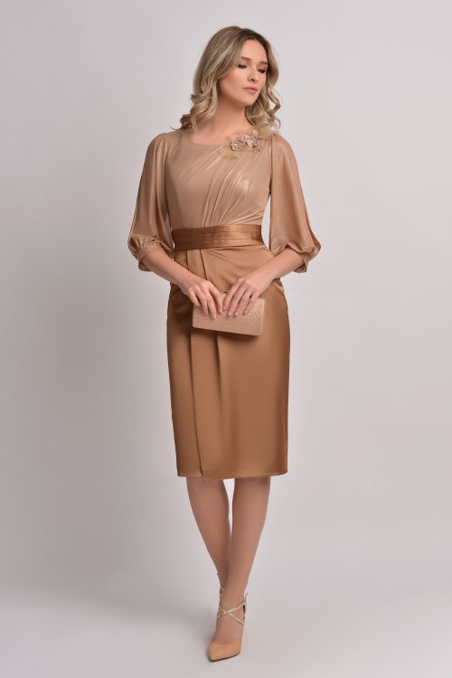 Rochie caramel